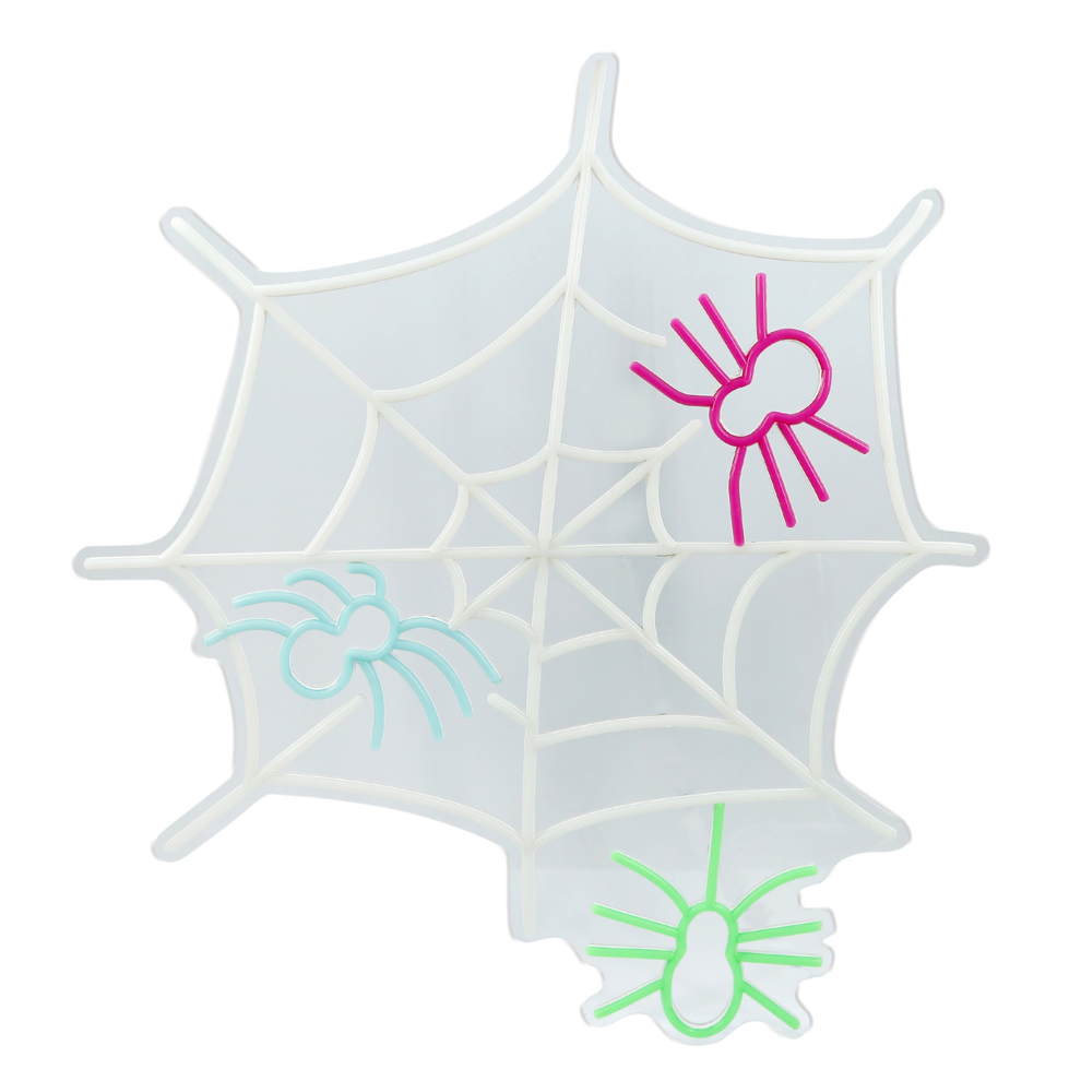 Outdoor Halloween neon decoration – Spider Web
