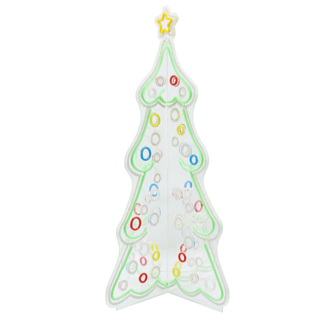 Indoor Christmas neon 3D tree